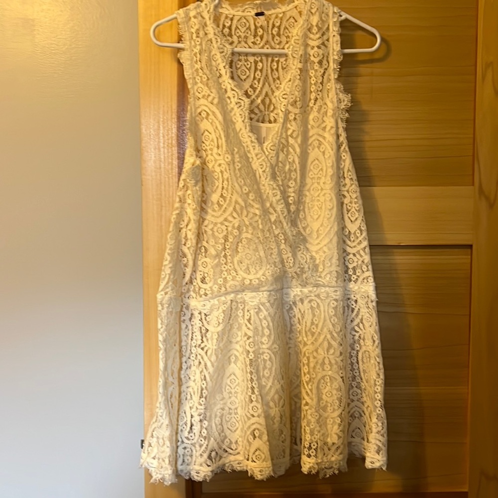 Free People Summer dress. 34 inches long. 19 inches at the bust area